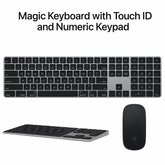 Apple Magic Keyboard with Touch ID + Magic Mouse (Black) – Wireless Combo Set New In The Box